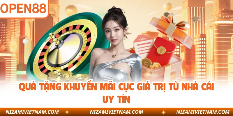 Quà tặng khuyến mãi cực giá trị từ nhà cái uy tín